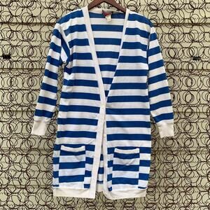 Vintage California Happenings stripe long cardigan MEDIUM